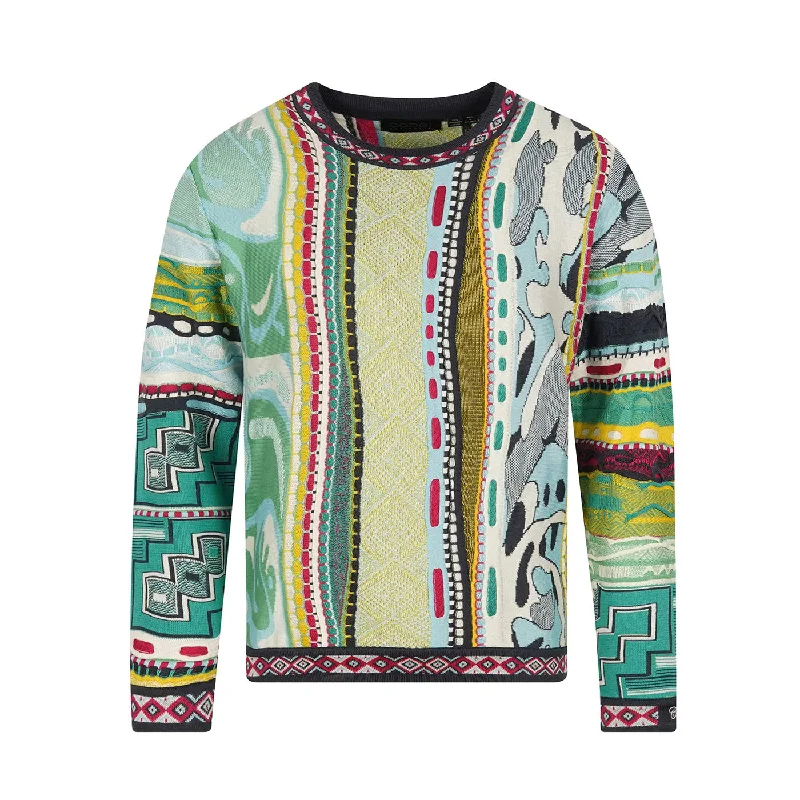 Women's Satin A-Line Pullovers-The Debut of the COOGI Art Collection - Droplet Crewneck