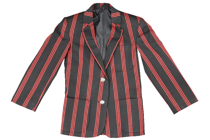 Women's Hiking Blazers-Striped Blazer - Maris Stella