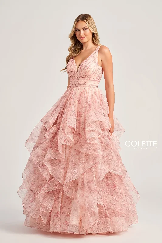 Women's Casual Strapless Dresses-Colette CL5273