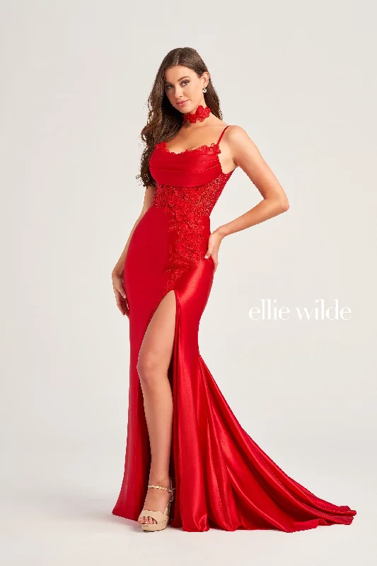 Women's Casual Brunch Solid Color Dresses-Ellie Wilde EW35028