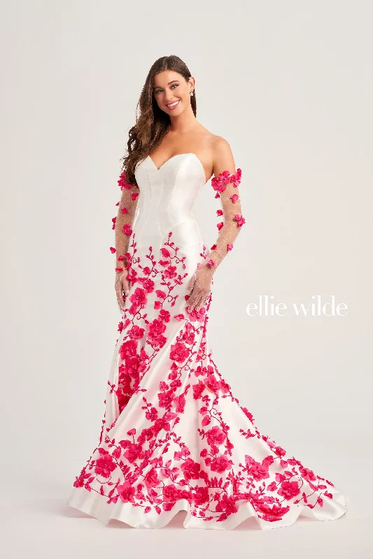 Women's Casual Beach Floral Dresses-Ellie Wilde EW35036