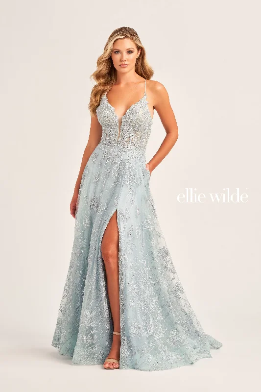 Women's Casual Embroidered Dresses-Ellie Wilde EW35103