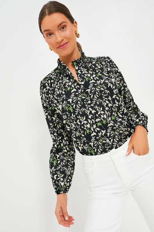 Verdant Iris Avalon Blouse