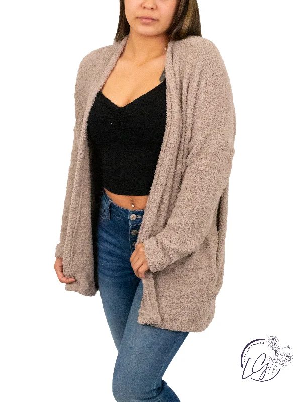 Women's Insulated Pleated Cardigans-Cherish The Good Oversized Cardigan