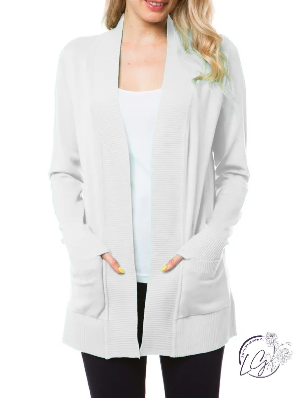 Women's Oversized Cardigans-When Love Ends Knit Cardigan