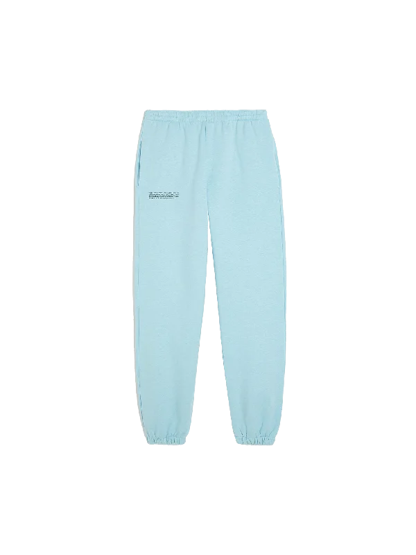 Women's Double-Waist Pants-Womens 365 Heavyweight Track Pants—celestial blue