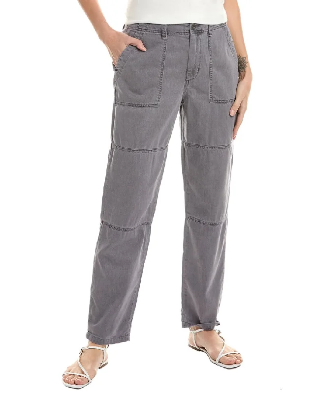 Women's Office Pants-Bella Dahl Rolled Patch Pant