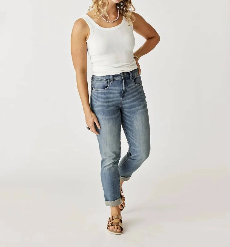 Women's Full-Length Pants-Carson Jeans In Favorite Fade