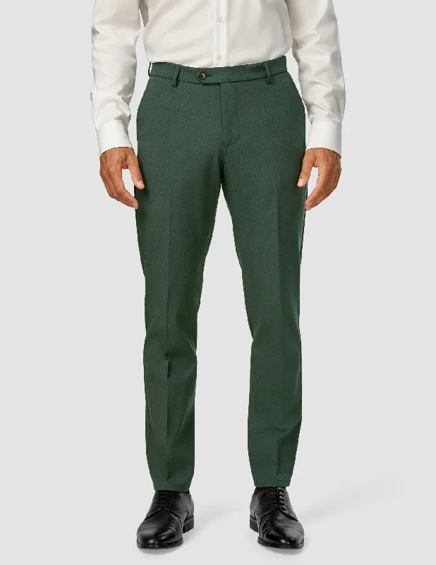 Women's Workout Pants-Essential Suit Pants Regular Pine Green