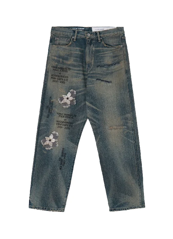 Women's Fashion Pants-【Restock 12/14 10:00(JST)】Yohji Yamamoto x NEIGHBORHOOD SAVAGE DENIM DP BASIC PANTS　