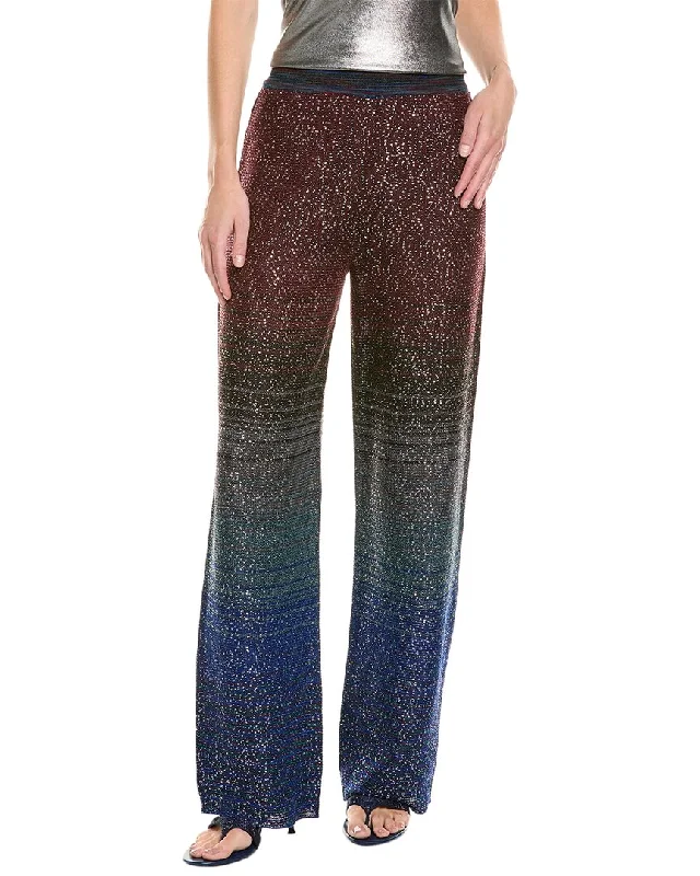 Women's Waterproof Pants-Missoni Wool-Blend Pant