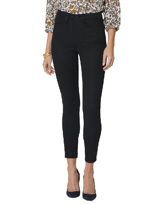 Women's Loose Fit Pants-NYDJ Ami Black Skinny Leg Jean