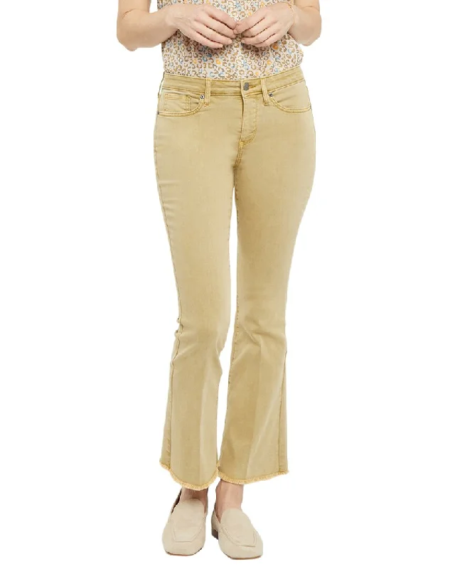 Women's Insulated Pants-NYDJ Ava Olive Oil Ankle Crop Jean