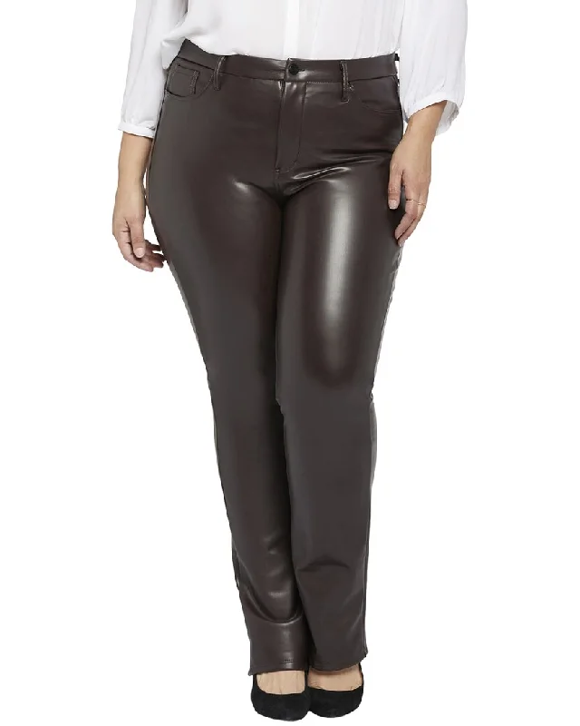 Women's Date Night Pants-NYDJ Plus Marilyn Straight Pant