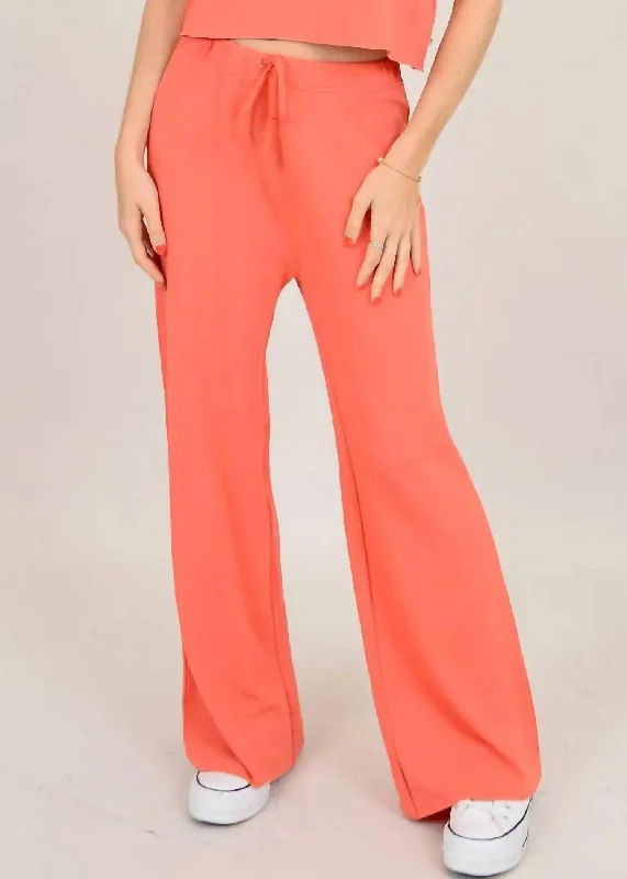 Women's Holiday Pants-Popola Pants In Radiant Red