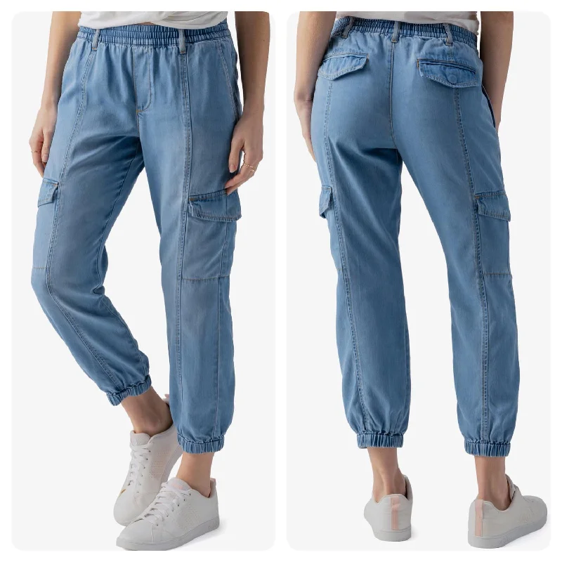 Women's Front Zip Pants-Relaxed Rebel Pants In Sun Drenched