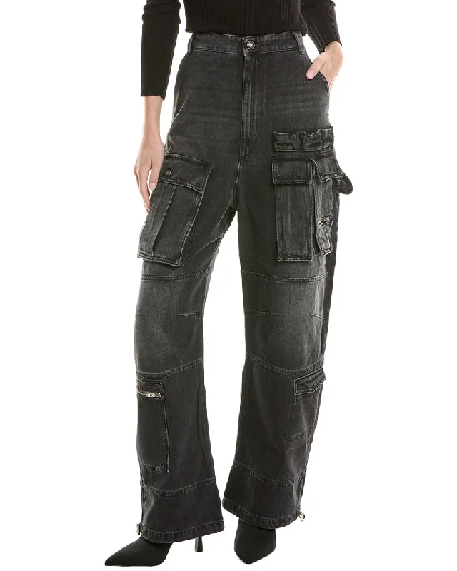 Women's Athletic Pants-Sportmax Giraffa Cargo Trouser