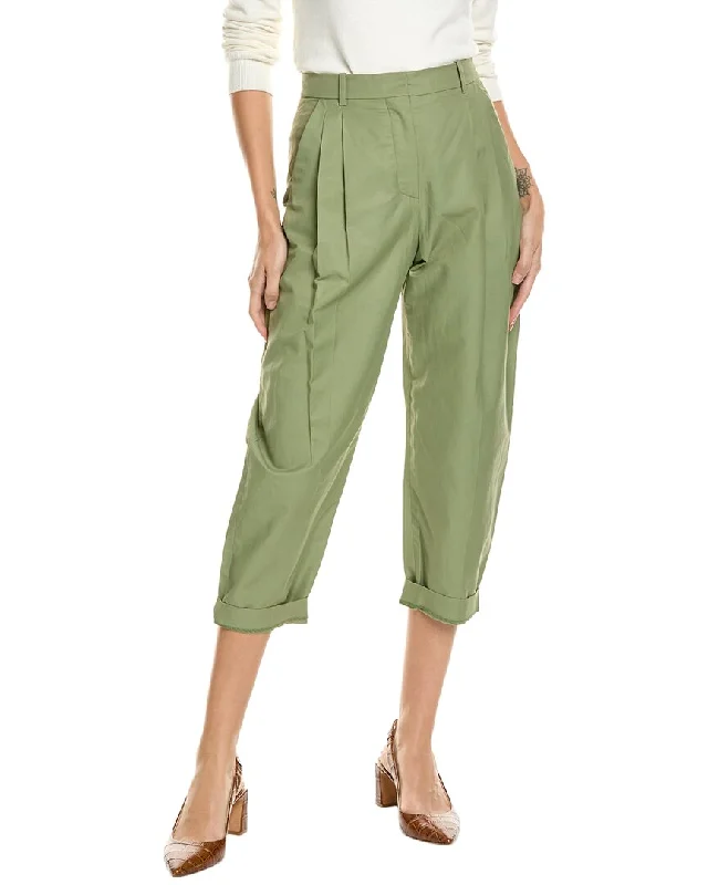 Women's Thermal Pants-Stella McCartney Linen-Blend Trouser