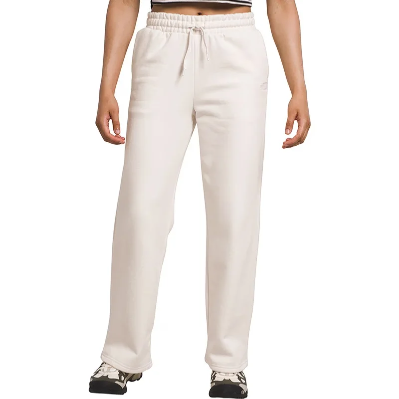 Women's Pull-On Pants-The North Face Felted NF0A81UFN3N Jogger Pants Women's White Wide Leg CLO683