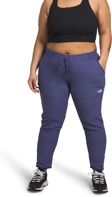 Women's Ribbed Pants-The North Face Women's Cave Blue Alpine Polartec 100 Joggers Pants SGN563